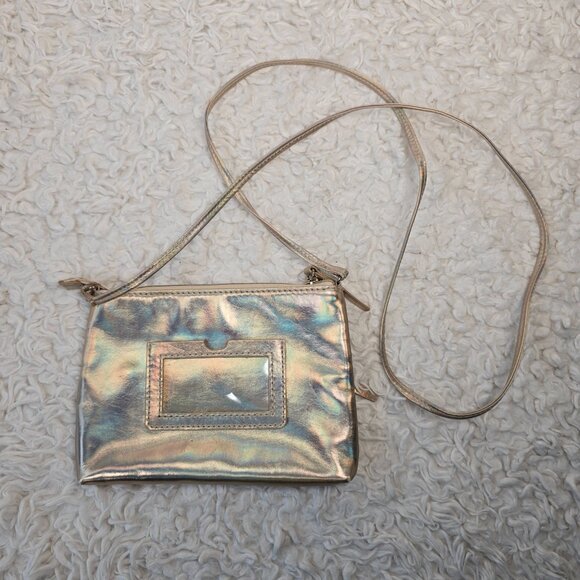 Vintage Lilly Pulitzer Iridescent Gold Crossbody Mini Bag - Picture 5 of 9